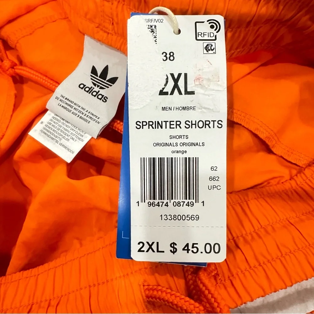 Adidas Orange Shorts